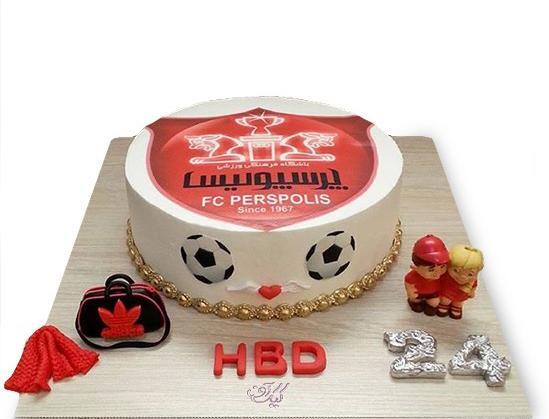عکس کیک پرسپولیس و استقلال