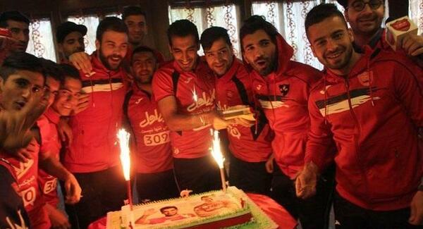 عکس کیک پرسپولیس و استقلال