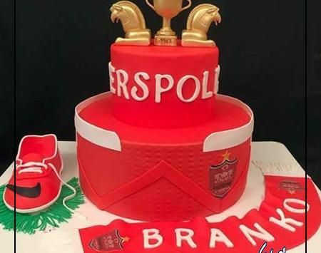 عکس کیک پرسپولیس و استقلال