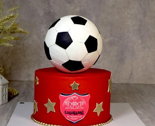 عکس کیک پرسپولیسی پسرانه