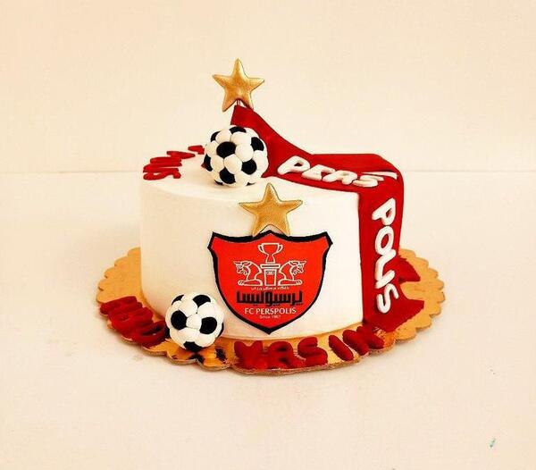 عکس کیک پرسپولیس دخترانه