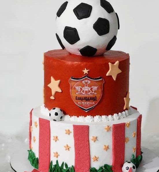 عکس کیک پرسپولیس بزرگ