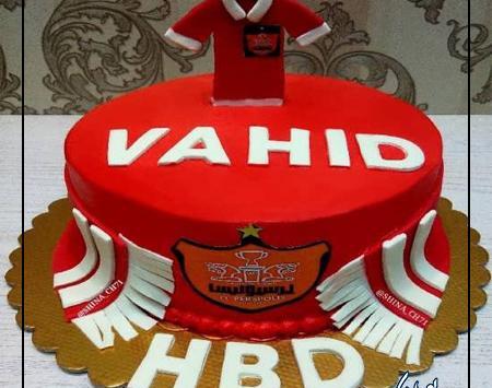 عکس کیک پرسپولیس بزرگ