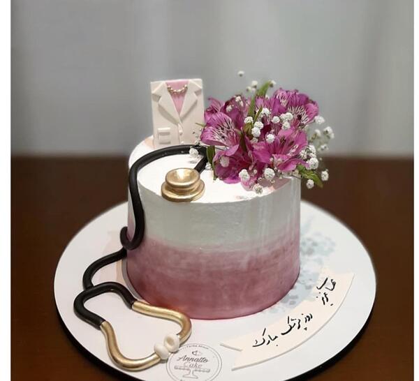 عکس کیک پزشکی دخترانه