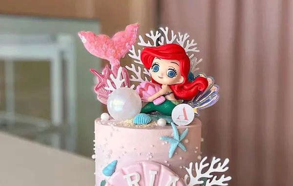 عکس کیک پری دریایی دخترانه