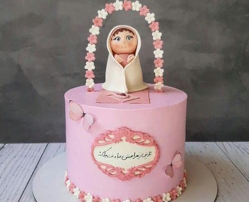 عکس کیک جشن تکلیف ساده