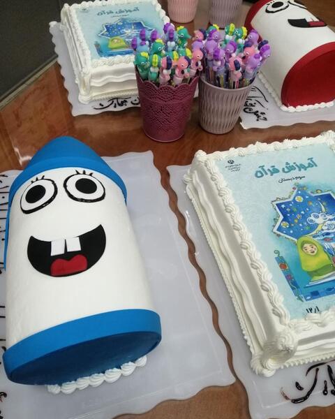 عکس کیک جشن خودکار دخترانه