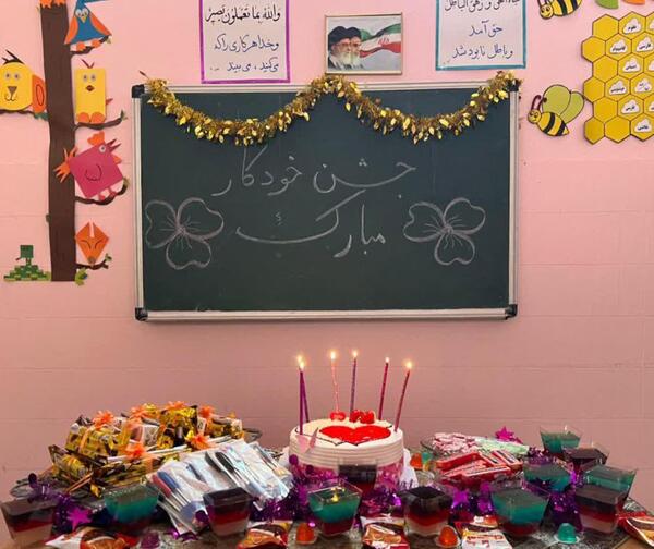 عکس کیک جشن خودکار دخترانه
