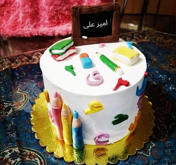 عکس کیک جشن اسم دخترانه