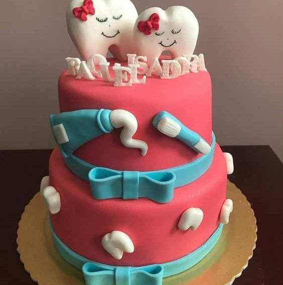عکس کیک دندونی دخترانه جدید