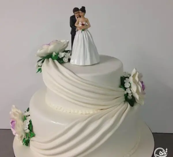 عکس کیک چند طبقه عروسی