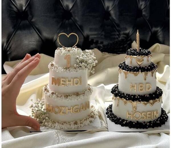 عکس کیک چند طبقه فانتزی