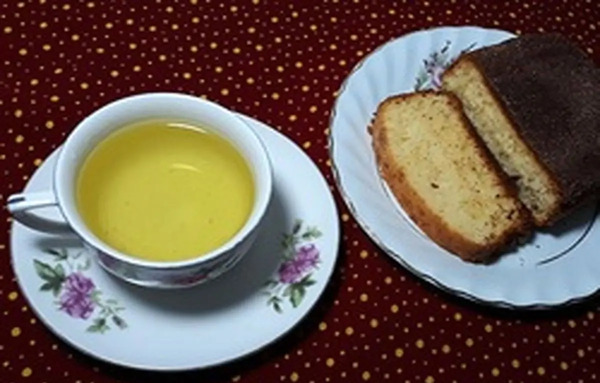 عکس کیک و چای عصرانه