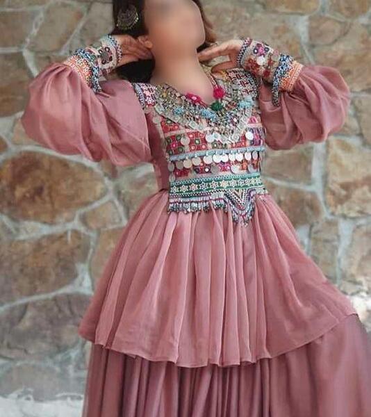 عکس لباس افغانی دخترانه جدید