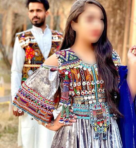 عکس لباس افغانی دخترانه جدید