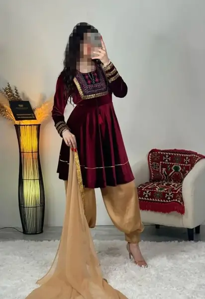 عکس لباس افغانی دخترانه جدید