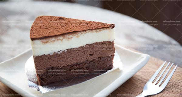 عکس کیک خانگی شکلاتی