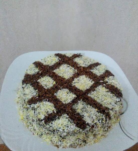 عکس کیک خانگی فیک