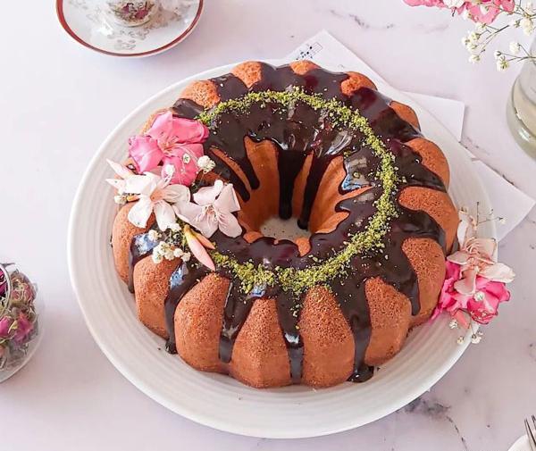 عکس تزیین کیک خانگی ساده