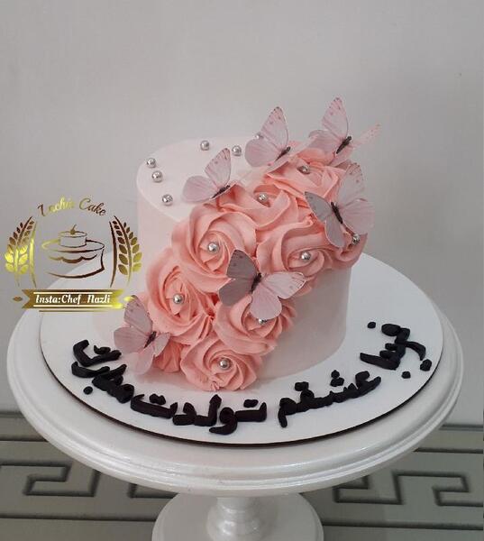 عکس کیک خامه ایی