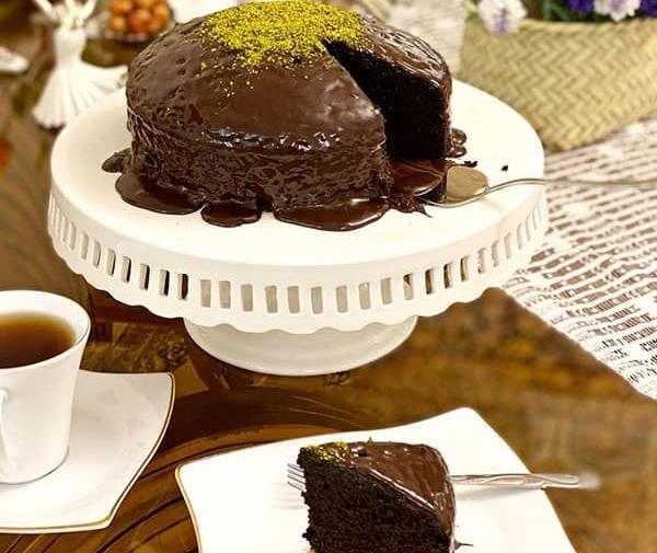 عکس کیک خیس خانگی