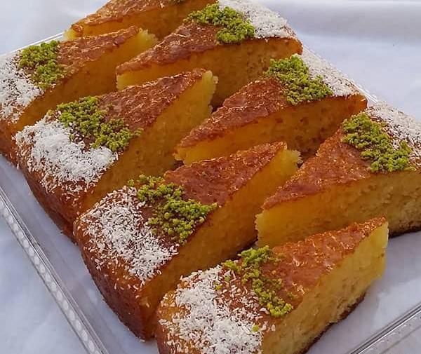 عکس کیک خیس ساده