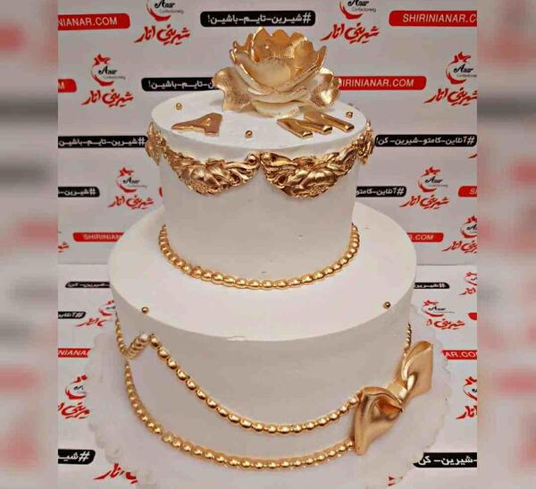 عکس کیک دو طبقه دخترانه