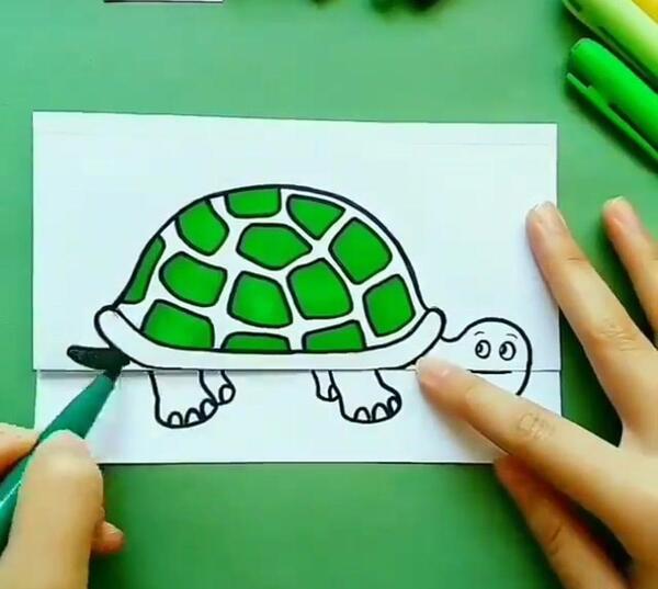 عکس از کاردستی لاک پشت