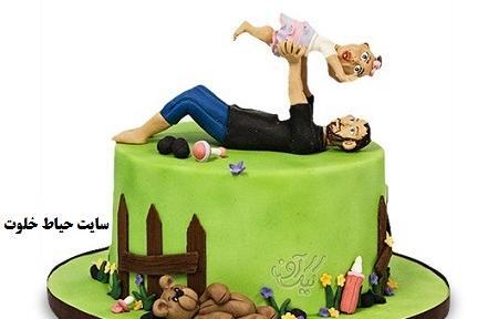 عکس کیک روز پدر فوت شده