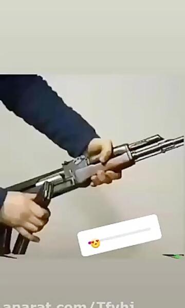 عکس تفنگ کلاش لاتی