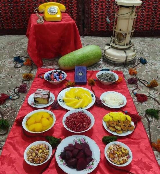 عکس سفره یلدا لاکچری