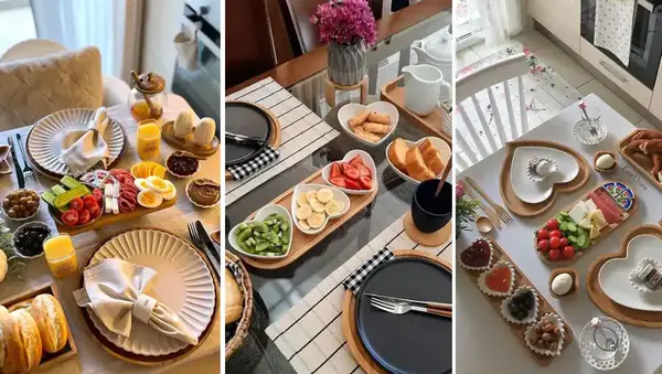عکس صبحانه لاکچری