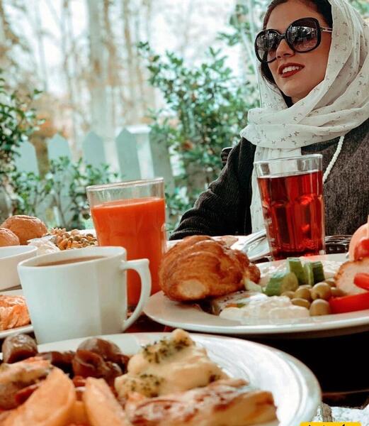 عکس صبحانه لاکچری