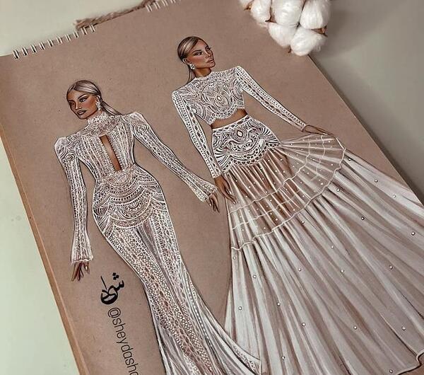 عکس لباس عروس شیک مجلسی