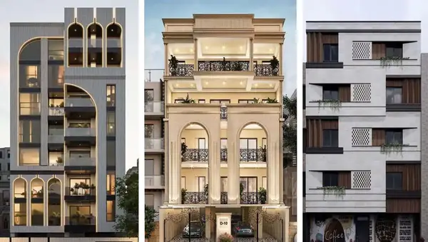 عکس نما ساختمان لاکچری