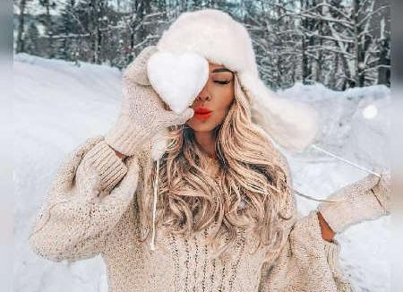 عکس دخترونه زمستانی لاکچری