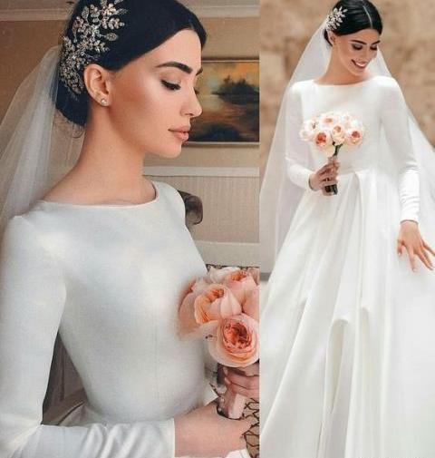 عکس لباس عروس باحجاب و زیبا