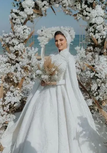 عکس لباس عروس باحجاب و زیبا