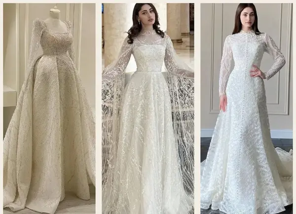 عکس لباس عروس باحجاب و زیبا
