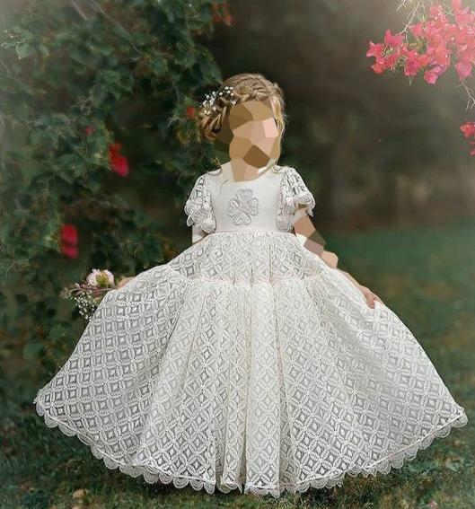 عکس لباس عروس بچه گانه سبز