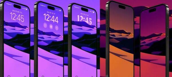 لاکچری عکس پس زمینه گوشی اپل ios 14