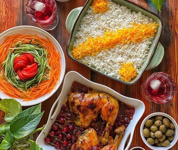 عکس میز شام لاکچری دونفره
