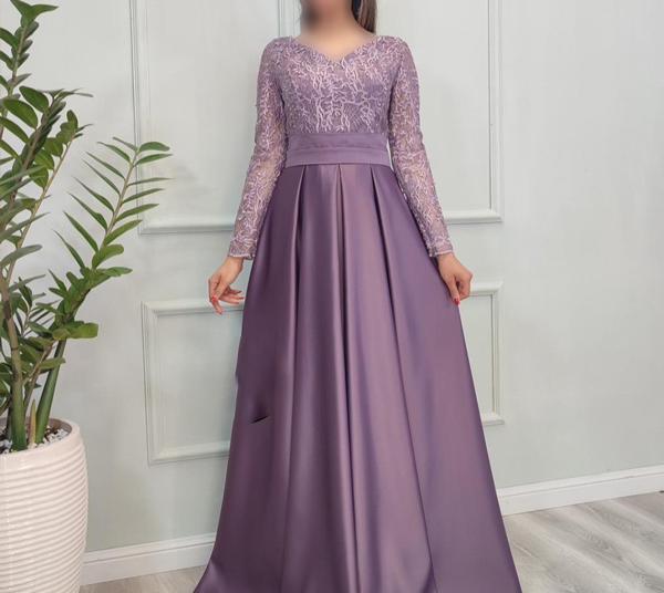 عکس لباس عروس رنگ یاسی