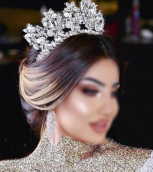 عکس لباس عروس و تاج