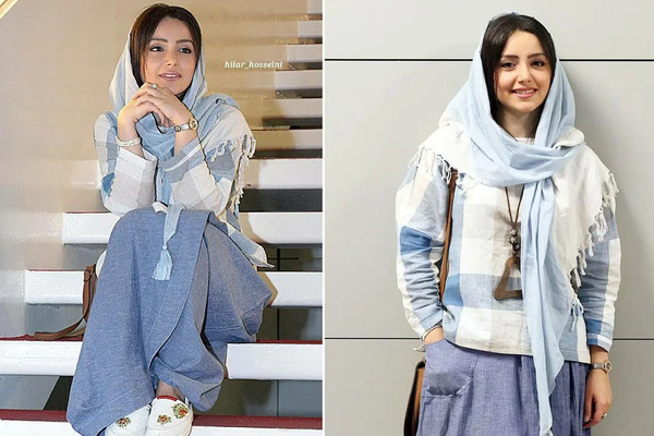 عکس لباس عروس نازنین بیاتی