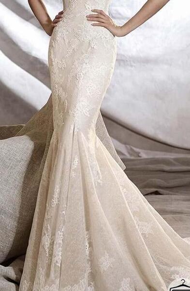 عکس لباس عروس دم ماهی