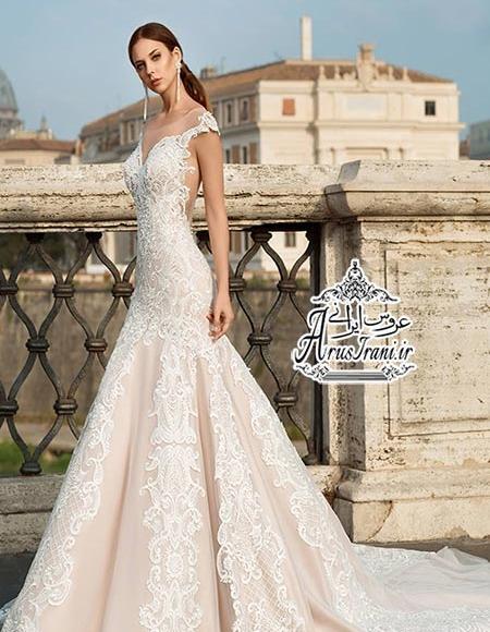 عکس لباس عروس دامن ماهی