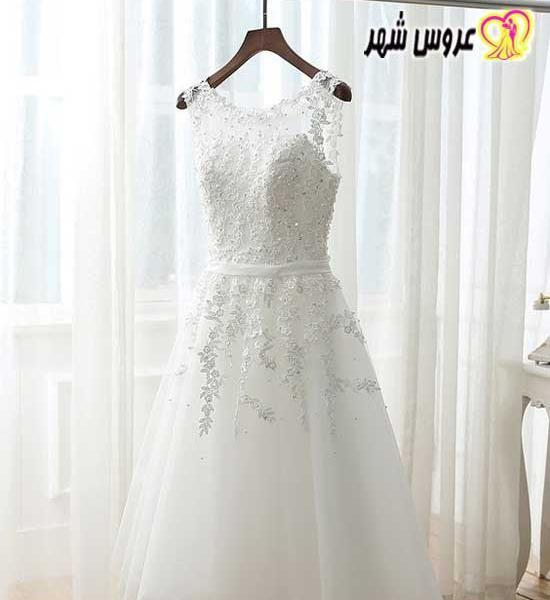 عکس لباس عروس کوتاه ساده