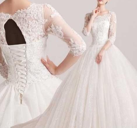 عکس از لباس عروس کره ای