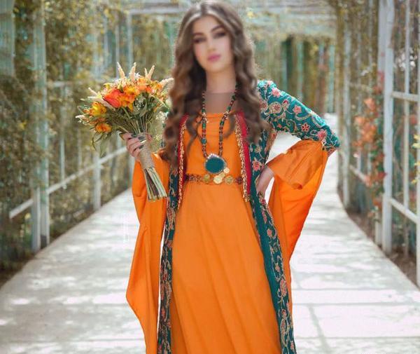 عکس لباس عروس کردی خوشگل